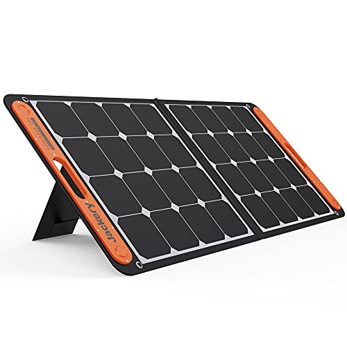 Jackery SolarSaga 100W Panel Solar Portátil para Explorador 240/500/1000 Estación de Energía, Cargador Solar Monocristalino Plegable con Salidas USB para teléfonos fuera de la red doméstica